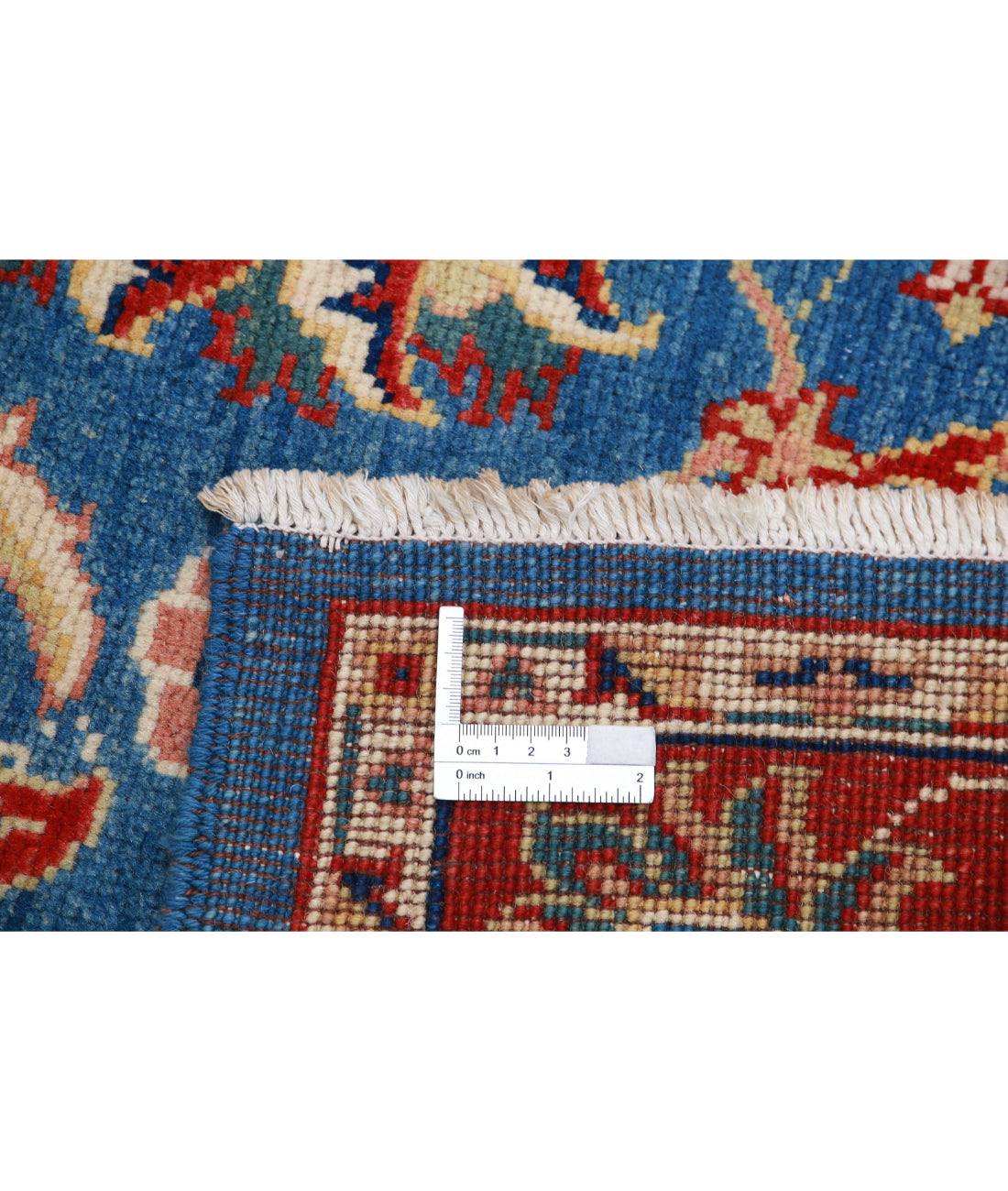 Ziegler 4'2'' X 5'10'' Hand-Knotted Wool Rug 4'2'' x 5'10'' (125 X 175) / Blue / Red