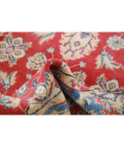 Ziegler 3'10'' X 5'9'' Hand-Knotted Wool Rug 3'10'' x 5'9'' (115 X 173) / Red / Blue