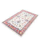 Ziegler 3'9'' X 5'10'' Hand-Knotted Wool Rug 3'9'' x 5'10'' (113 X 175) / Ivory / Red