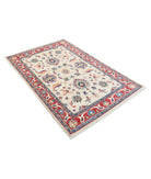 Ziegler 3'11'' X 5'11'' Hand-Knotted Wool Rug 3'11'' x 5'11'' (118 X 178) / Ivory / Red