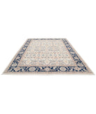 Ziegler 8'11'' X 11'5'' Hand-Knotted Wool Rug 8'11'' x 11'5'' (268 X 343) / Ivory / Blue