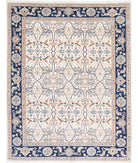 Ziegler 8'11'' X 11'5'' Hand-Knotted Wool Rug 8'11'' x 11'5'' (268 X 343) / Ivory / Blue