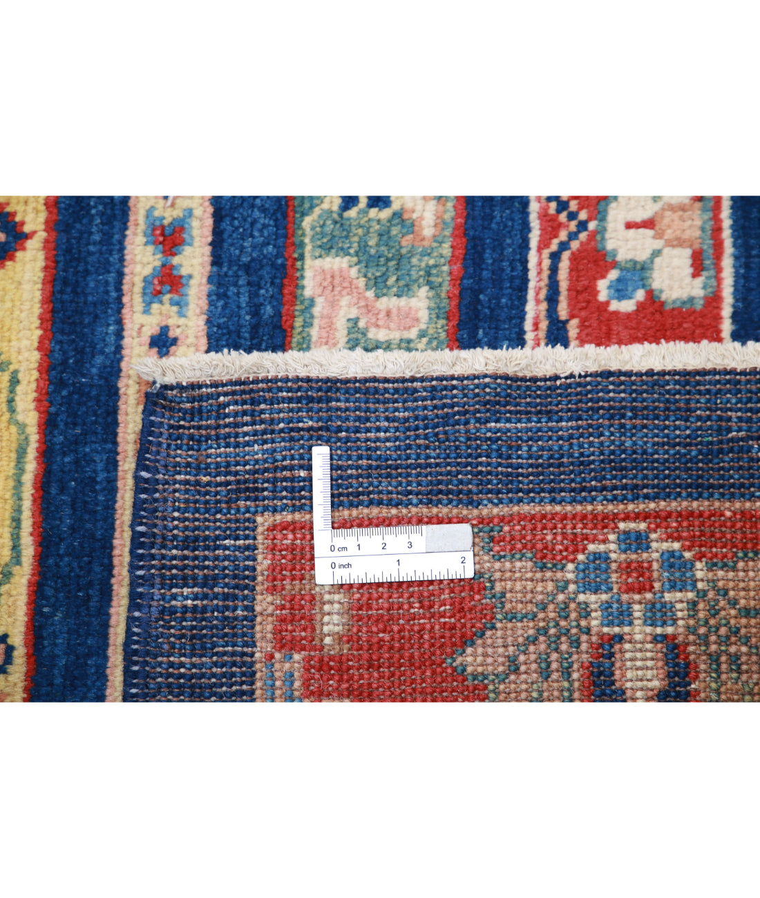 Khurjeen 9'0'' X 11'7'' Hand-Knotted Wool Rug 9'0'' x 11'7'' (270 X 348) / Blue / Red