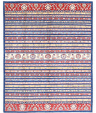 Khurjeen 9'0'' X 11'7'' Hand-Knotted Wool Rug 9'0'' x 11'7'' (270 X 348) / Blue / Red