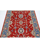 Ziegler 5'0'' X 6'3'' Hand-Knotted Wool Rug 5'0'' x 6'3'' (150 X 188) / Red / Blue