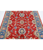 Ziegler 5'0'' X 6'5'' Hand-Knotted Wool Rug 5'0'' x 6'5'' (150 X 193) / Red / Blue