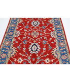 Ziegler 5'1'' X 6'6'' Hand-Knotted Wool Rug 5'1'' x 6'6'' (153 X 195) / Red / Blue