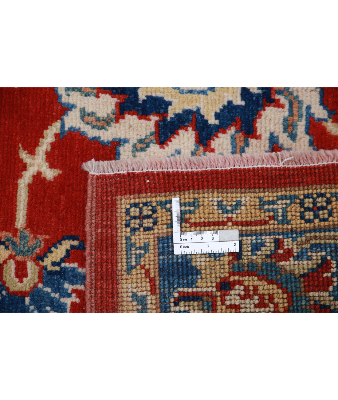 Ziegler 5'1'' X 6'6'' Hand-Knotted Wool Rug 5'1'' x 6'6'' (153 X 195) / Red / Blue