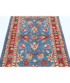 Ziegler 3'0'' X 5'0'' Hand-Knotted Wool Rug 3'0'' x 5'0'' (90 X 150) / Blue / Red