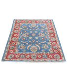 Ziegler 3'4'' X 4'10'' Hand-Knotted Wool Rug 3'4'' x 4'10'' (100 X 145) / Blue / Red