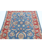 Ziegler 3'4'' X 4'10'' Hand-Knotted Wool Rug 3'4'' x 4'10'' (100 X 145) / Blue / Red