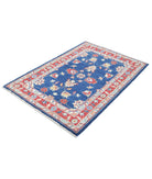 Ziegler 3'4'' X 4'11'' Hand-Knotted Wool Rug 3'4'' x 4'11'' (100 X 148) / Blue / Red