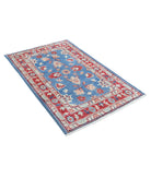 Ziegler 3'0'' X 4'9'' Hand-Knotted Wool Rug 3'0'' x 4'9'' (90 X 143) / Blue / Red