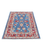 Ziegler 3'0'' X 4'9'' Hand-Knotted Wool Rug 3'0'' x 4'9'' (90 X 143) / Blue / Red