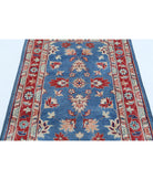 Ziegler 3'0'' X 4'9'' Hand-Knotted Wool Rug 3'0'' x 4'9'' (90 X 143) / Blue / Red