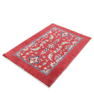 Ziegler 3'2'' X 4'8'' Hand-Knotted Wool Rug 3'2'' x 4'8'' (95 X 140) / Red / Blue