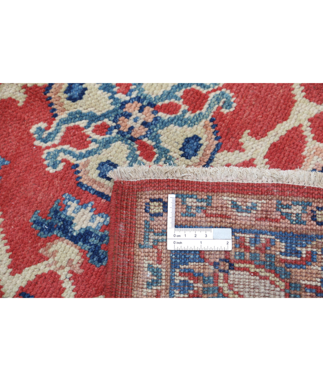 Ziegler 3'1'' X 4'2'' Hand-Knotted Wool Rug 3'1'' x 4'2'' (93 X 125) / Red / Blue