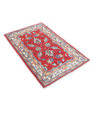 Ziegler 2'8'' X 4'2'' Hand-Knotted Wool Rug 2'8'' x 4'2'' (80 X 125) / Red / Ivory