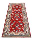 Ziegler 2'5'' X 6'1'' Hand-Knotted Wool Rug 2'5'' x 6'1'' (73 X 183) / Red / Ivory