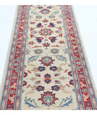 Ziegler 2'6'' X 9'11'' Hand-Knotted Wool Rug 2'6'' x 9'11'' (75 X 298) / Ivory / Red