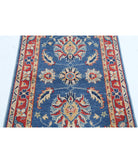 Ziegler 2'8'' X 4'0'' Hand-Knotted Wool Rug 2'8'' x 4'0'' (80 X 120) / Blue / Red