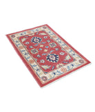 Ziegler 2'4'' X 3'5'' Hand-Knotted Wool Rug 2'4'' x 3'5'' (70 X 103) / Red / Ivory