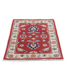 Ziegler 2'7'' X 3'5'' Hand-Knotted Wool Rug 2'7'' x 3'5'' (78 X 103) / Red / Ivory