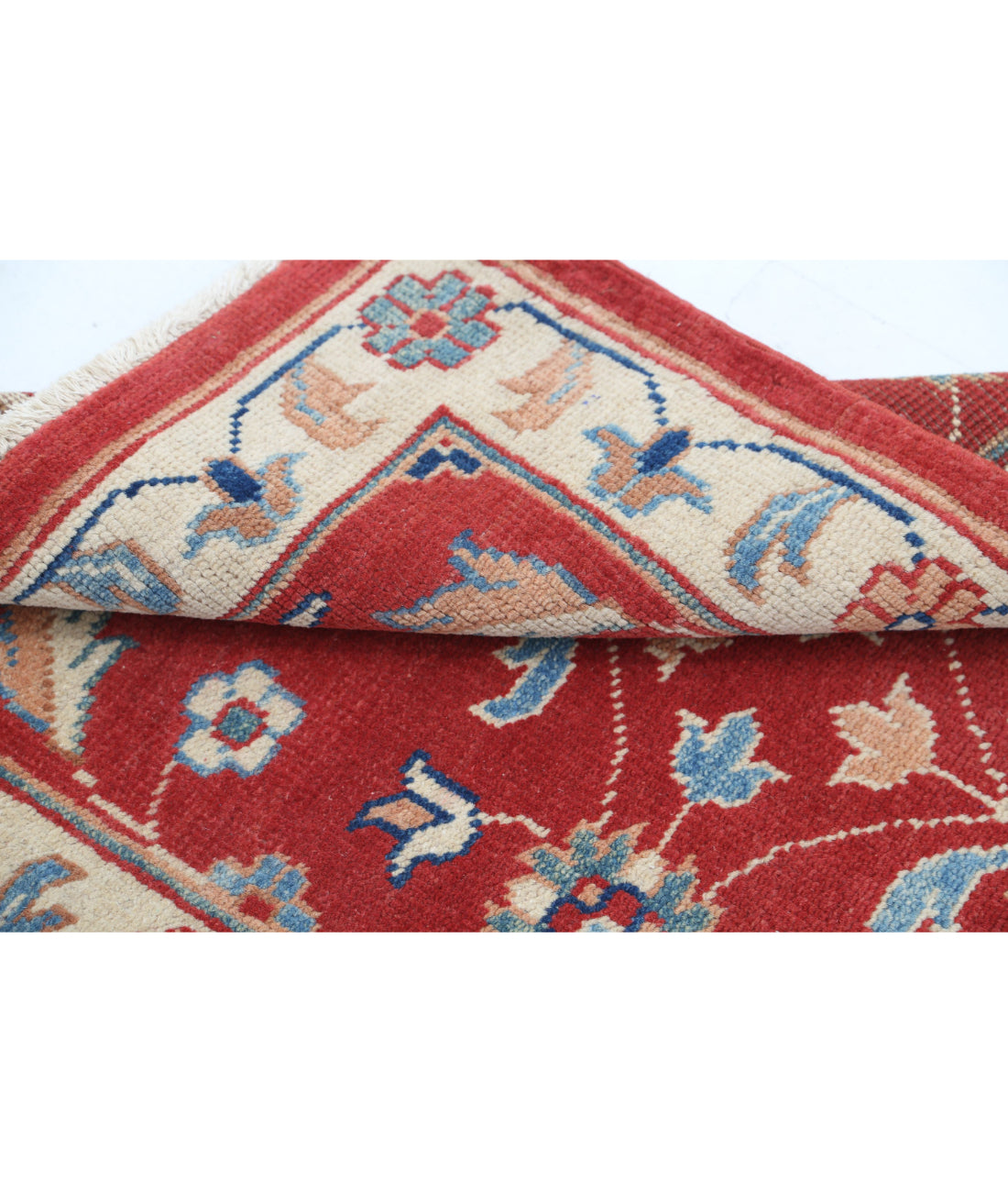 Ziegler 2'7'' X 3'5'' Hand-Knotted Wool Rug 2'7'' x 3'5'' (78 X 103) / Red / Ivory