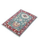 Ziegler 2'1'' X 2'11'' Hand-Knotted Wool Rug 2'1'' x 2'11'' (63 X 88) / Green / Red