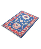 Ziegler 2'1'' X 2'11'' Hand-Knotted Wool Rug 2'1'' x 2'11'' (63 X 88) / Blue / Red