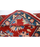 Ziegler 2'2'' X 2'11'' Hand-Knotted Wool Rug 2'2'' x 2'11'' (65 X 88) / Red / Blue