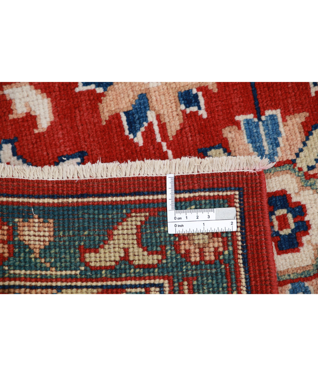 Ziegler 2'2'' X 2'11'' Hand-Knotted Wool Rug 2'2'' x 2'11'' (65 X 88) / Red / Blue