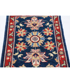 Ziegler 2'0'' X 2'10'' Hand-Knotted Wool Rug 2'0'' x 2'10'' (60 X 85) / Blue / Red