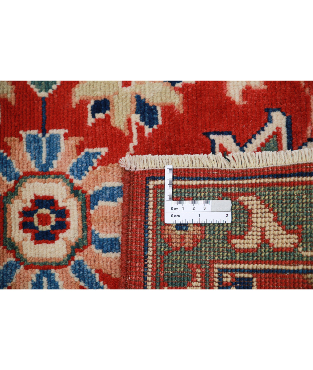 Ziegler 2'0'' X 2'9'' Hand-Knotted Wool Rug 2'0'' x 2'9'' (60 X 83) / Red / Green