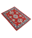 Ziegler 2'1'' X 2'10'' Hand-Knotted Wool Rug 2'1'' x 2'10'' (63 X 85) / Red / Blue