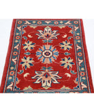 Ziegler 2'1'' X 2'10'' Hand-Knotted Wool Rug 2'1'' x 2'10'' (63 X 85) / Red / Blue