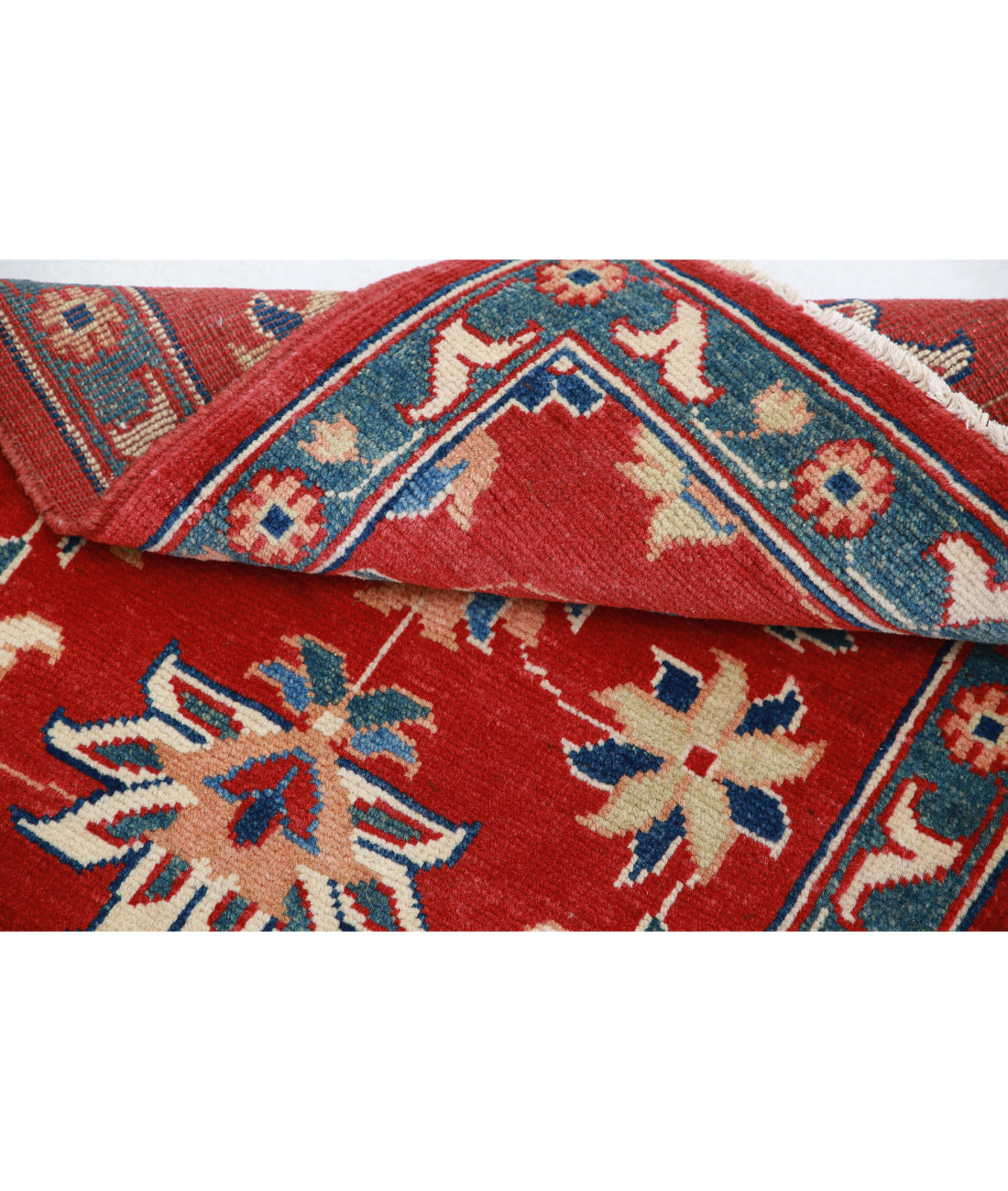 Ziegler 2'1'' X 2'10'' Hand-Knotted Wool Rug 2'1'' x 2'10'' (63 X 85) / Red / Blue