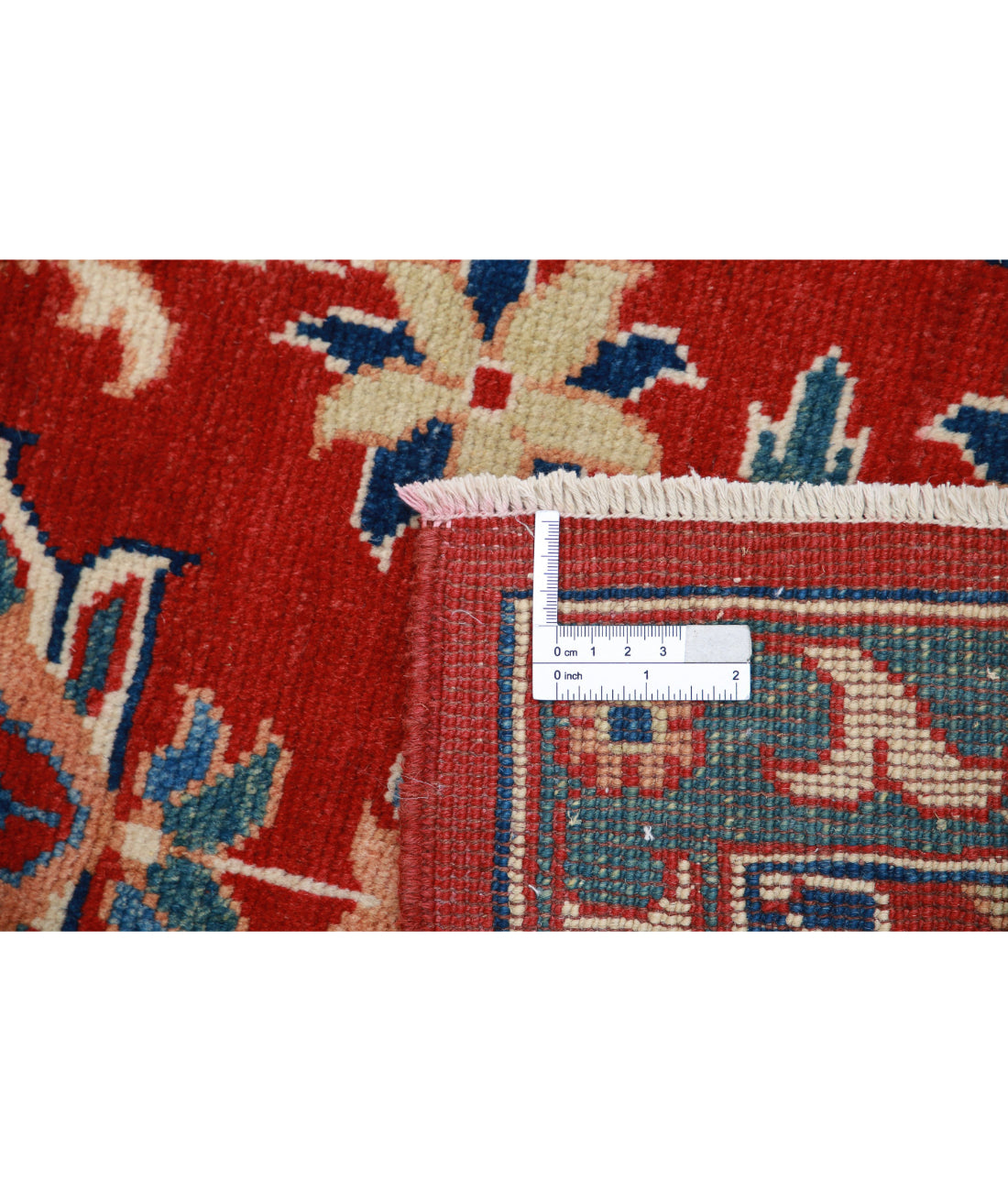 Ziegler 2'1'' X 2'10'' Hand-Knotted Wool Rug 2'1'' x 2'10'' (63 X 85) / Red / Blue