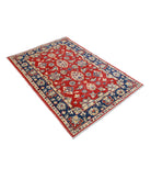 Ziegler 3'10'' X 5'8'' Hand-Knotted Wool Rug 3'10'' x 5'8'' (115 X 170) / Red / Blue