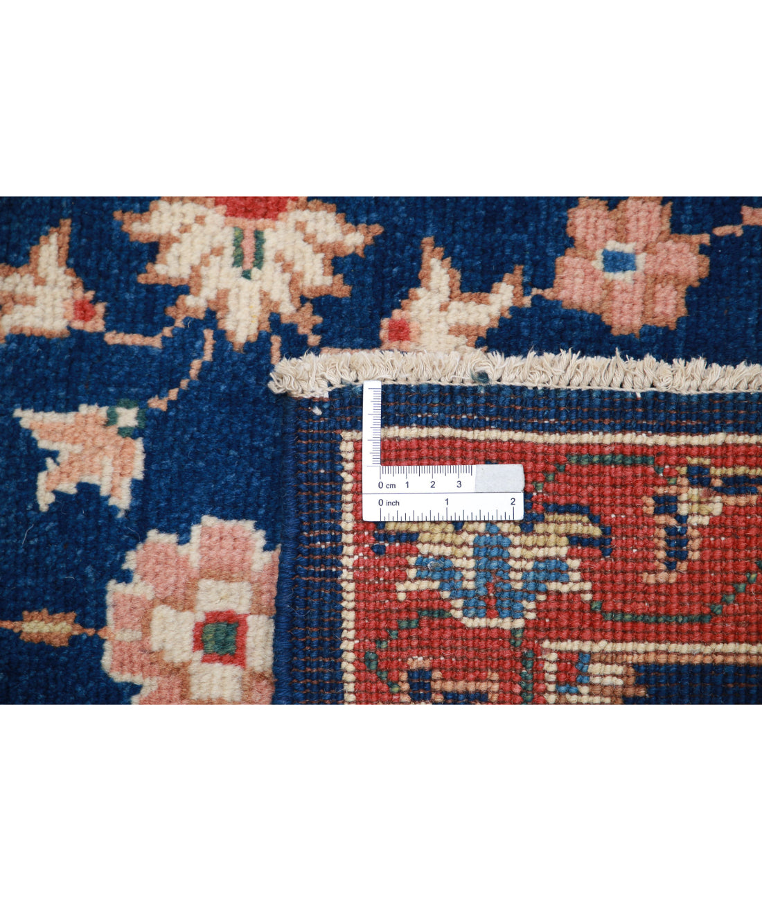 Ziegler 1'11'' X 2'11'' Hand-Knotted Wool Rug 1'11'' x 2'11'' (58 X 88) / Blue / Red