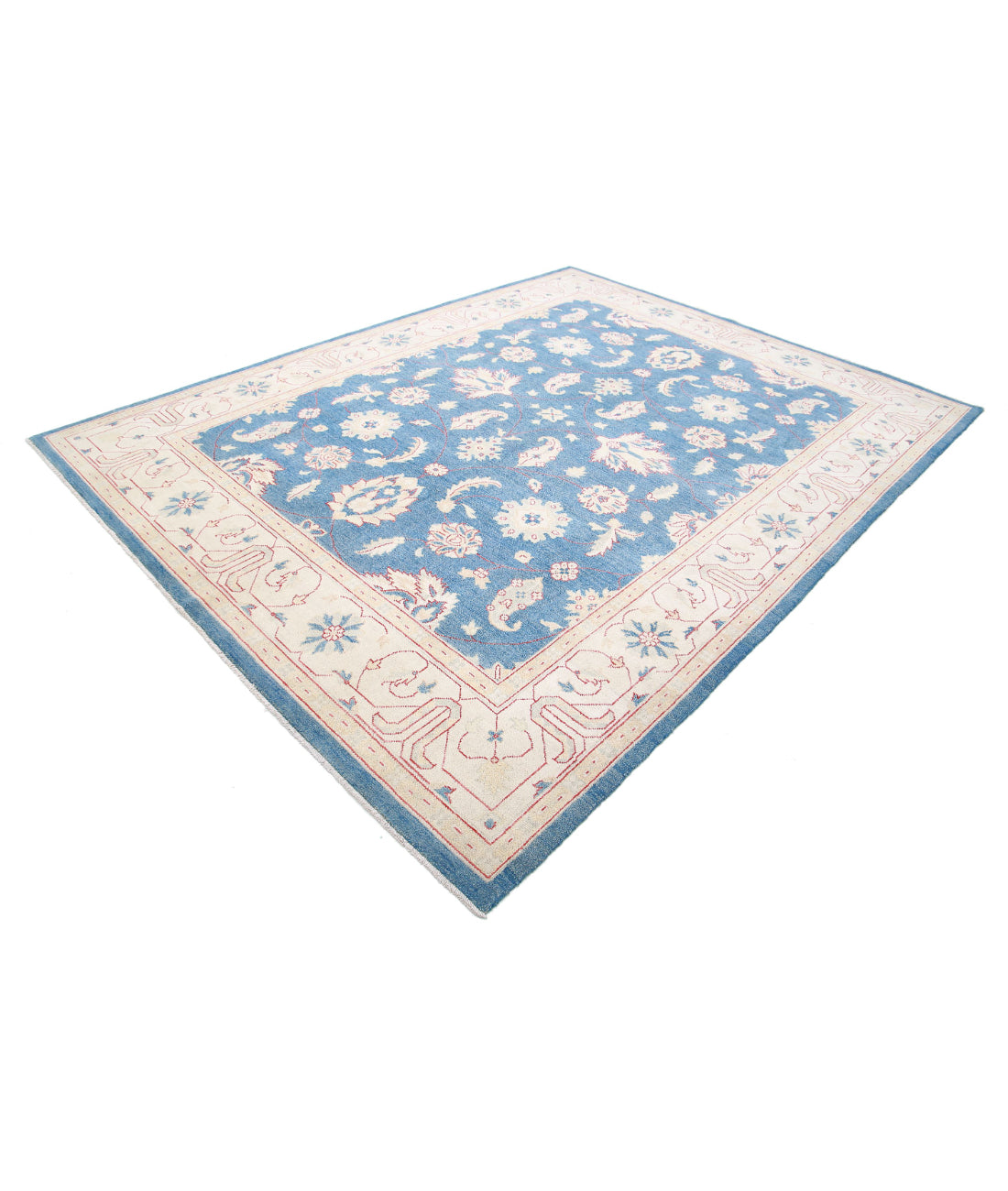 Ziegler 7'11'' X 10'4'' Hand-Knotted Wool Rug 7'11'' x 10'4'' (238 X 310) / Blue / N/A