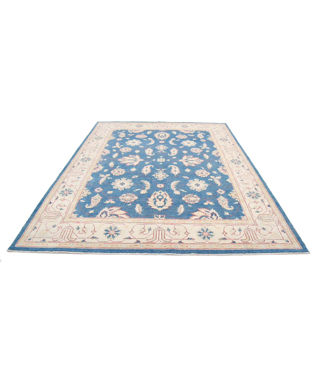 Ziegler 7'11'' X 10'4'' Hand-Knotted Wool Rug 7'11'' x 10'4'' (238 X 310) / Blue / N/A