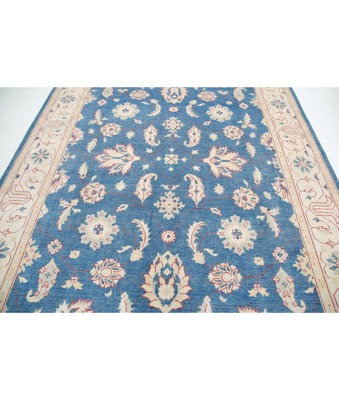 Ziegler 7'11'' X 10'4'' Hand-Knotted Wool Rug 7'11'' x 10'4'' (238 X 310) / Blue / N/A