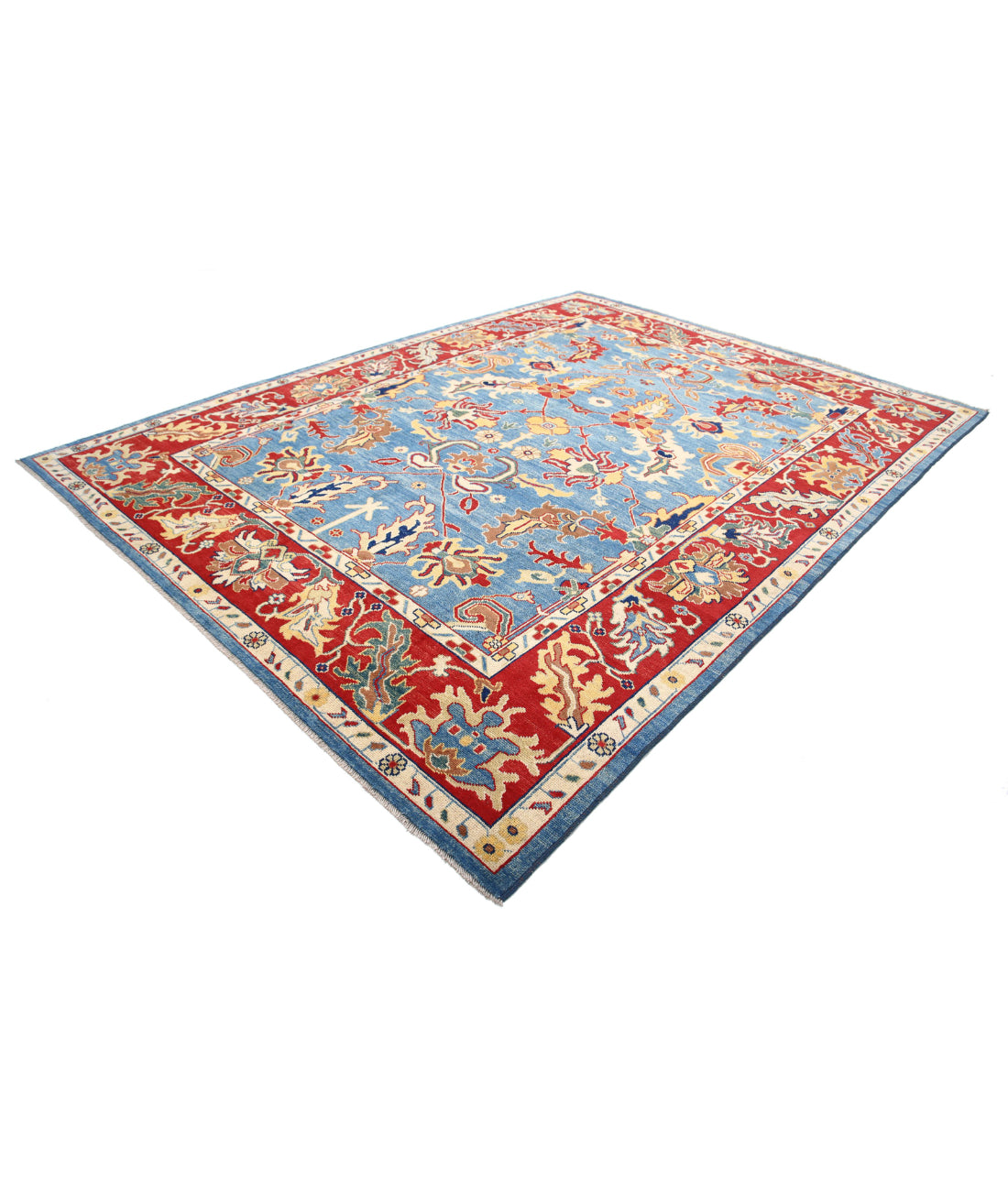 Ziegler 8'10'' X 11'10'' Hand-Knotted Wool Rug 8'10'' x 11'10'' (265 X 355) / Blue / N/A