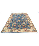 Ziegler 6'6'' X 9'6'' Hand-Knotted Wool Rug 6'6'' x 9'6'' (195 X 285) / Blue / N/A