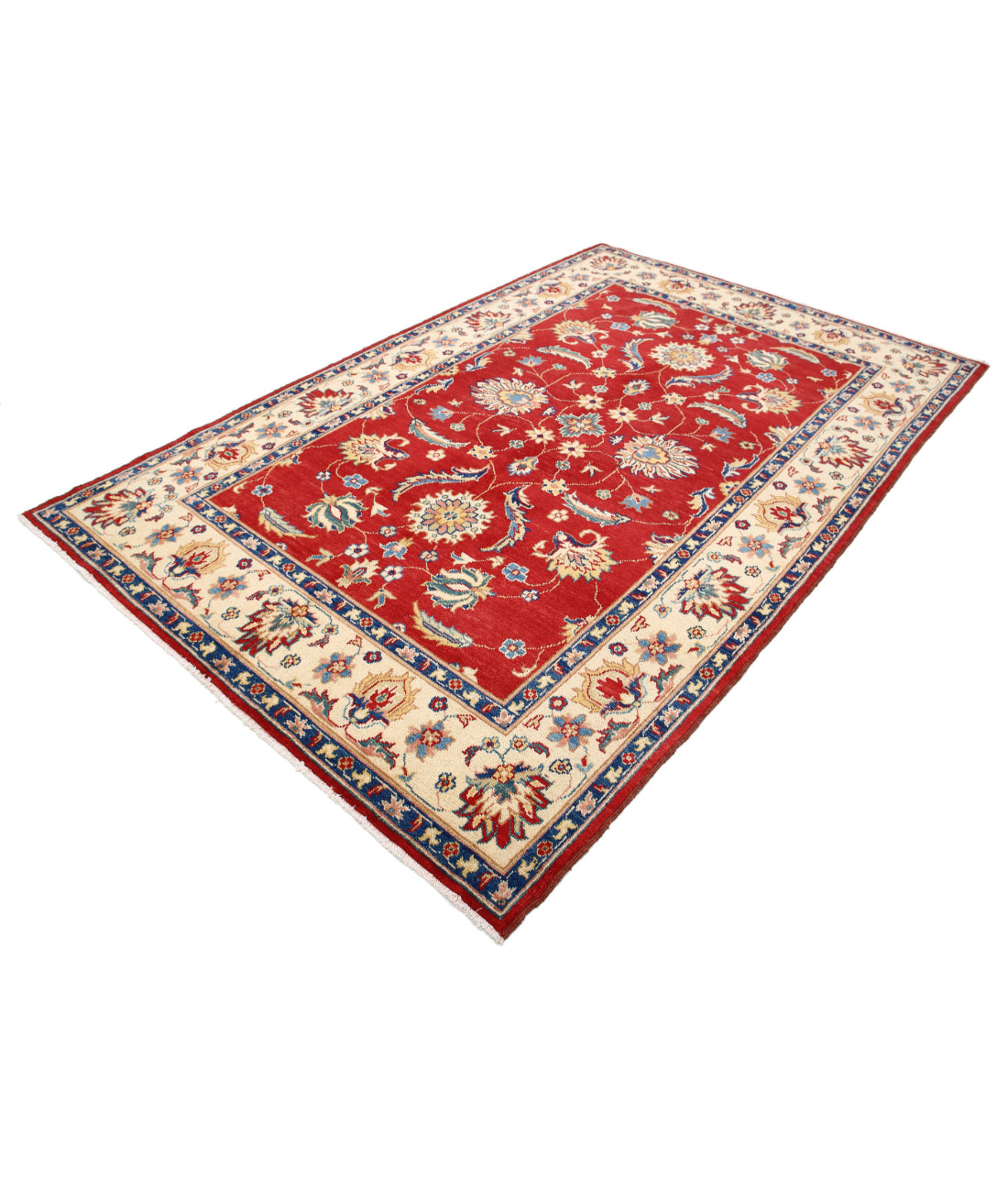 Ziegler 5'10'' X 9'2'' Hand-Knotted Wool Rug 5'10'' x 9'2'' (175 X 275) / Red / N/A