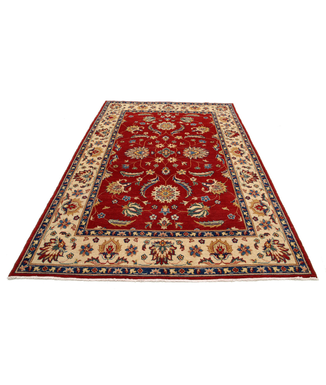 Ziegler 5'10'' X 9'2'' Hand-Knotted Wool Rug 5'10'' x 9'2'' (175 X 275) / Red / N/A