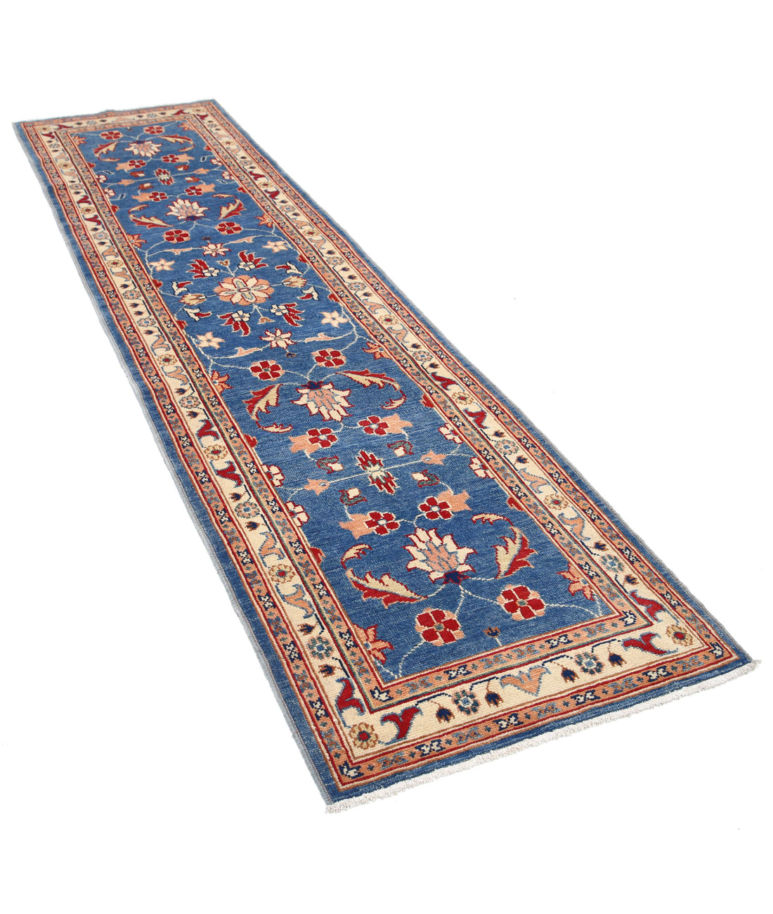 Ziegler 2'7'' X 9'8'' Hand-Knotted Wool Rug 2'7'' x 9'8'' (78 X 290) / Blue / N/A