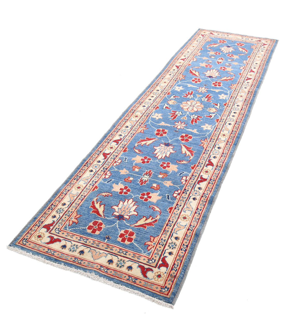 Ziegler 2'7'' X 9'8'' Hand-Knotted Wool Rug 2'7'' x 9'8'' (78 X 290) / Blue / N/A