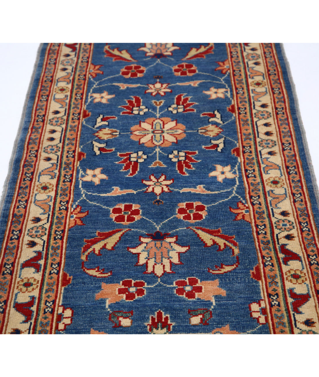 Ziegler 2'7'' X 9'8'' Hand-Knotted Wool Rug 2'7'' x 9'8'' (78 X 290) / Blue / N/A